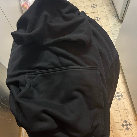 YZY Yeezy Double Lined Black Size small Mens Hoodie - Picture 4 of 4